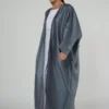 Grey Bisht Abaya
