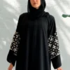 W107 Black Abaya