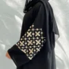 W107 Black Abaya