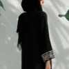 W108 Black Abaya