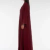 ELARA OXBLOOD Maroon Abaya
