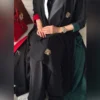 UAE Flag Black Abaya