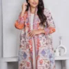 Pleated Open Abaya