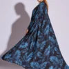 Model No-1464 Designer Printed Abaya