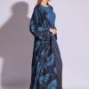 Model No-1464 Designer Printed Abaya