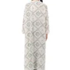 Cream Paisley Abaya & Matching Headscarf