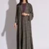 Designer Printed Abaya Set