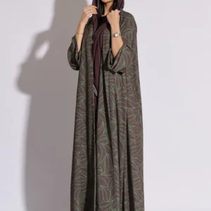 Designer Printed Abaya Set